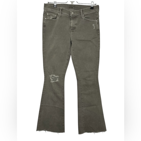 MOTHER The Cruiser Jeans Flared in French Grey Women’s Size 29